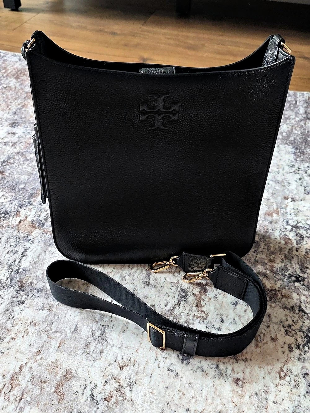 Tory Burch Black Leather Crossbody Bag